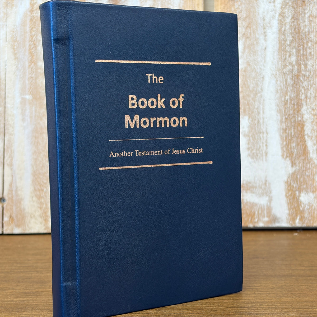 Pearl Midnight Lambskin Hardcover Book of Mormon