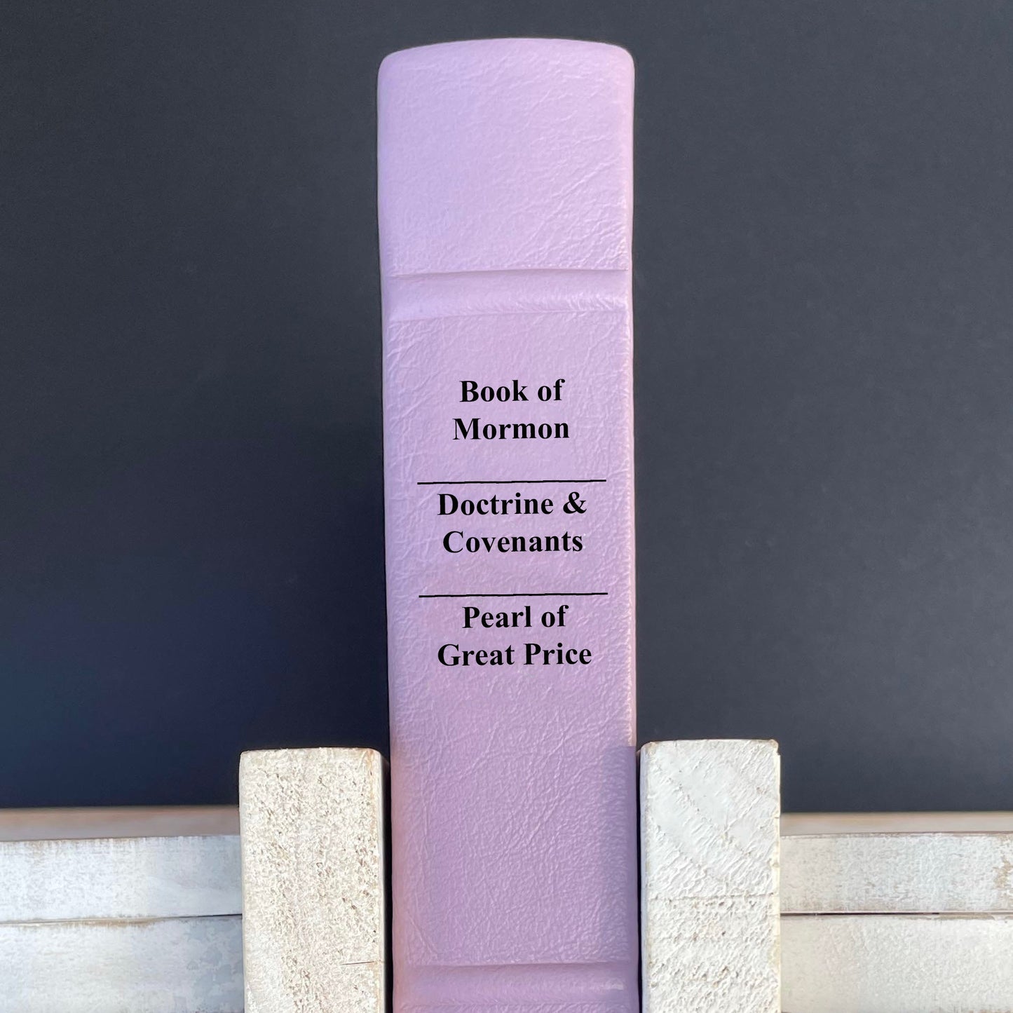 LDS Triple Combination - Full-grain Leather, Made-to-Order