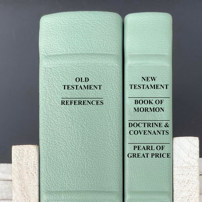 LDS Old Testament with Appendixes and New Testament with Triple - Full-grain Leather, Made-to-Order