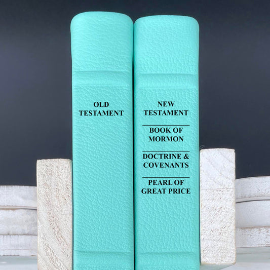 LDS Old Testament and New Testament with Triple - Scripture only - Full-grain Leather, Made-to-Order