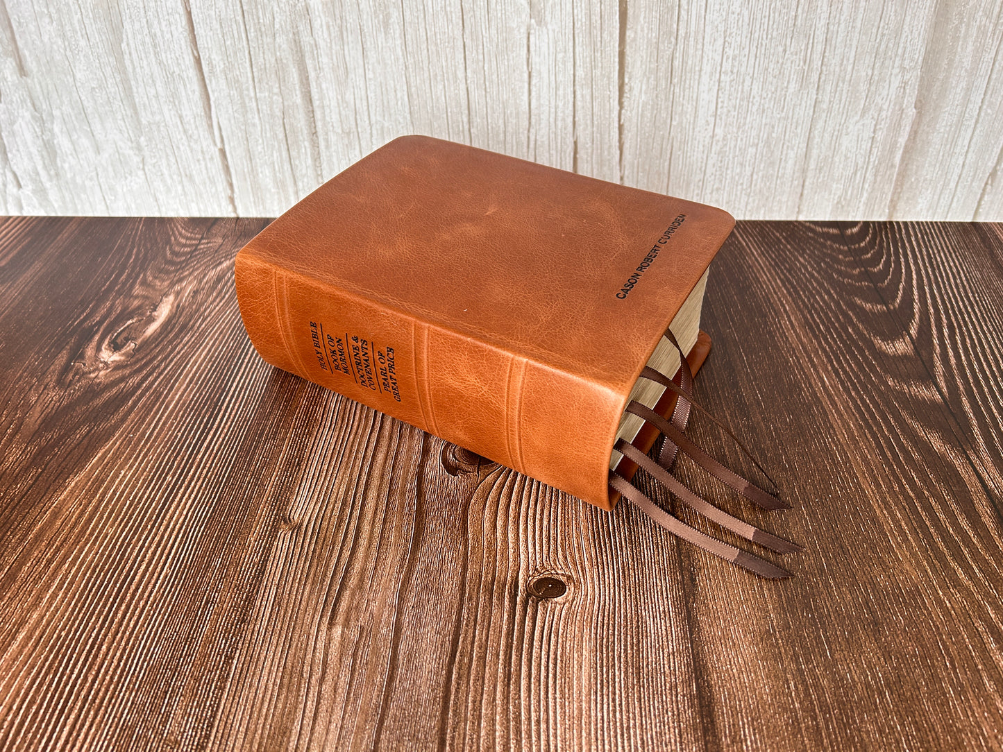 LDS Quad Combination - Full-grain Leather, Made-to-Order