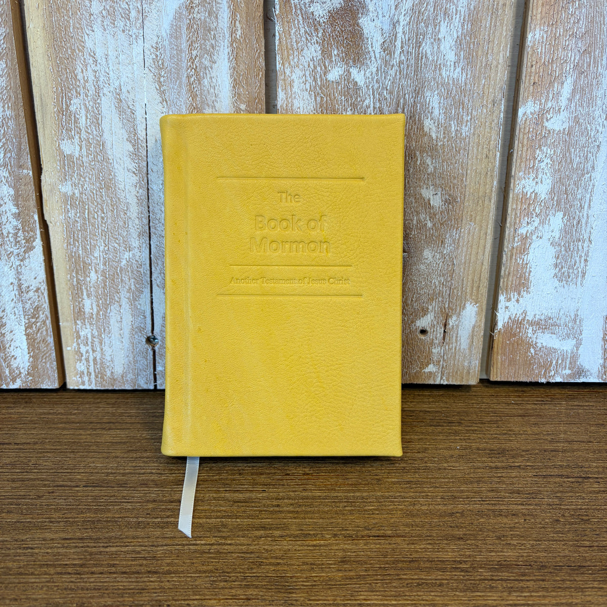 Golden Deerskin Hardcover Book of Mormon