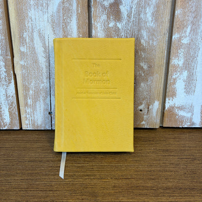 Golden Deerskin Hardcover Book of Mormon