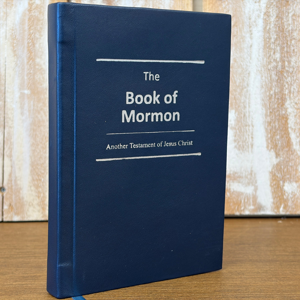 Pearl Midnight Lambskin Hardcover Book of Mormon