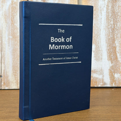 Pearl Midnight Lambskin Hardcover Book of Mormon