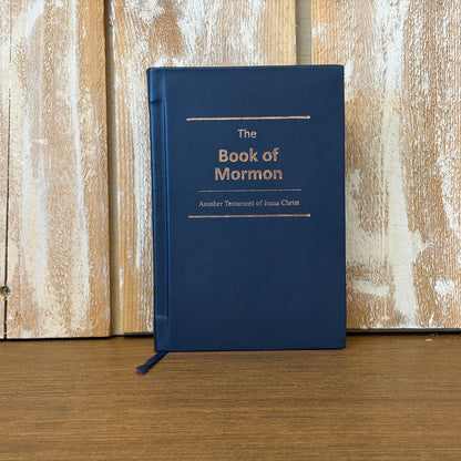 Pearl Midnight Lambskin Hardcover Book of Mormon