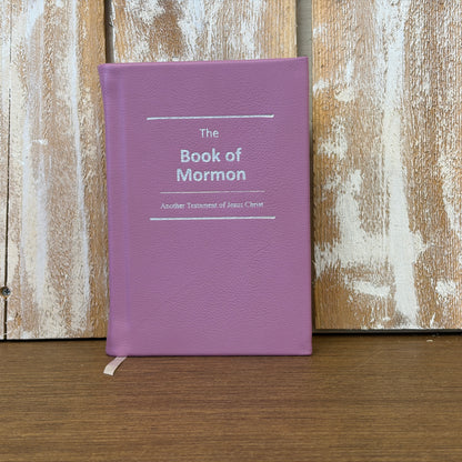 Tulip Cowhide Hardcover Book of Mormon