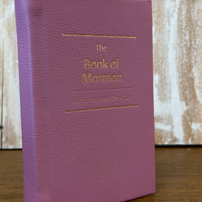 Tulip Cowhide Hardcover Book of Mormon