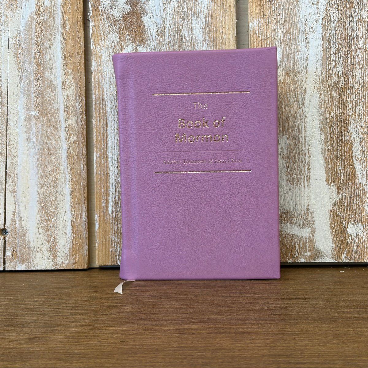 Tulip Cowhide Hardcover Book of Mormon