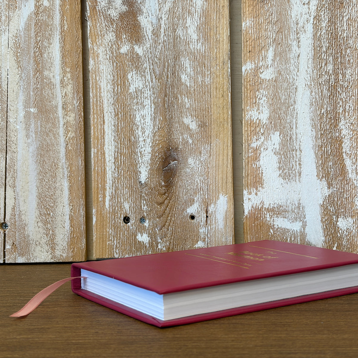 Magenta Plonge Cowhide Hardcover Book of Mormon