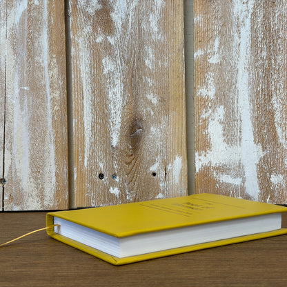 Yellow Plonge Cowhide Hardcover Book of Mormon
