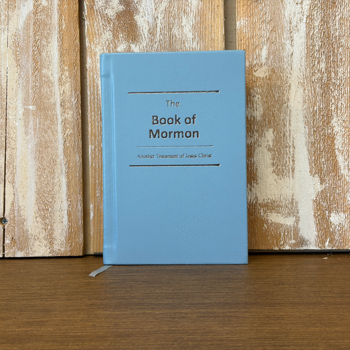 Powder Blue Lambskin Hardcover Book of Mormon