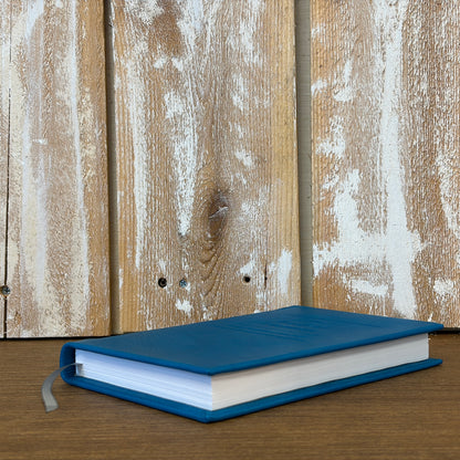 Turquoise Deerskin Hardcover Book of Mormon