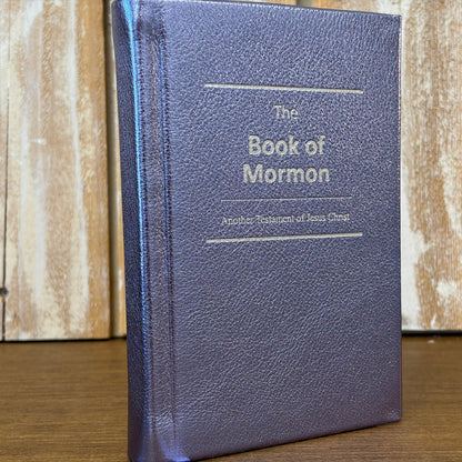 Metallic Lilac Cowhide Hardcover Book of Mormon
