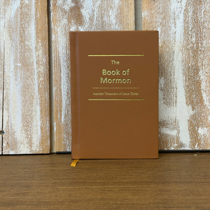 Luggage Plonge Cowhide Hardcover Book of Mormon
