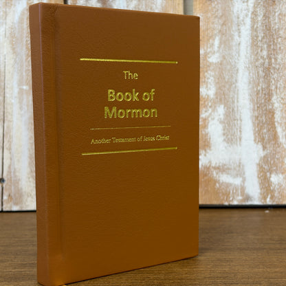 Luggage Plonge Cowhide Hardcover Book of Mormon