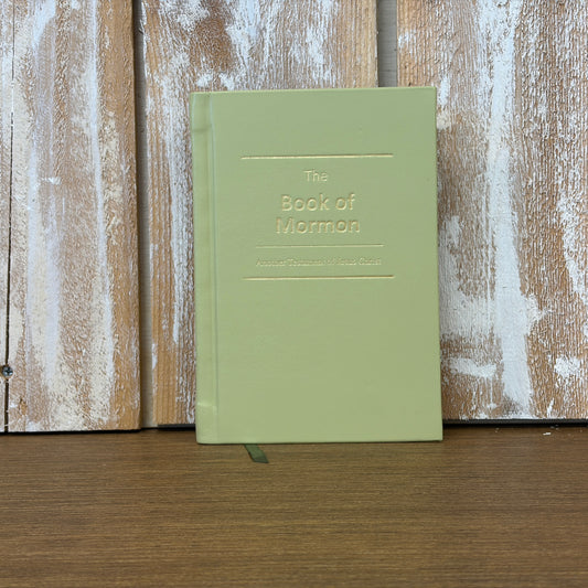 Mint Lambskin Hardcover Book of Mormon