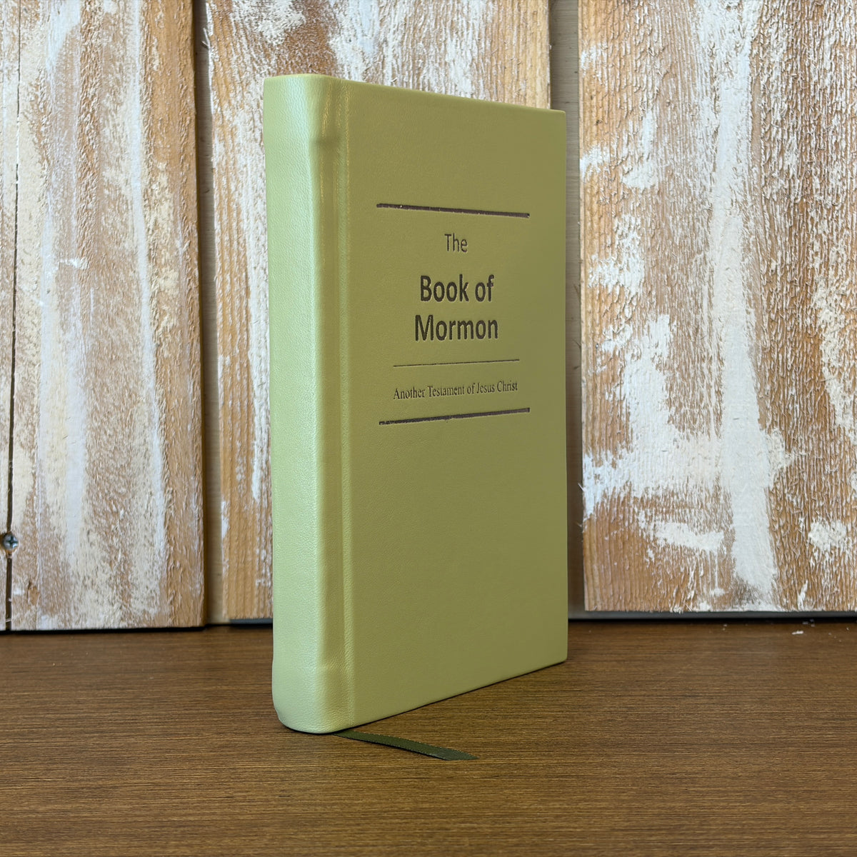 Mint Lambskin Hardcover Book of Mormon
