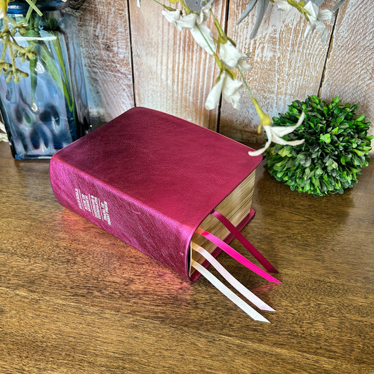 LDS Quad Combination - Metallic Hot Pink Full-Grain Leather | Ready-Made