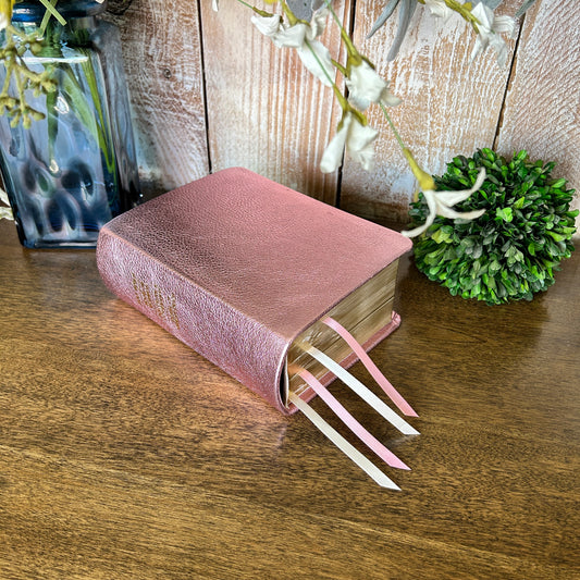 LDS Quad Combination - Metallic Pink Full-Grain Leather | Ready-Made